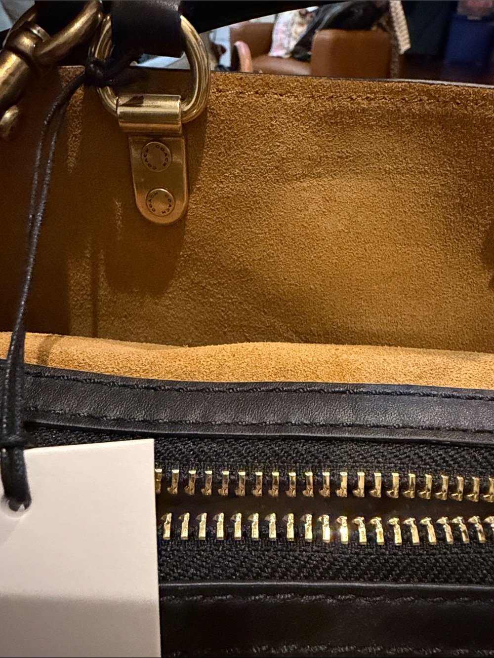 NWT Coach 1941 Rogue with Rivets Black #30457 - Picture 5 of 12